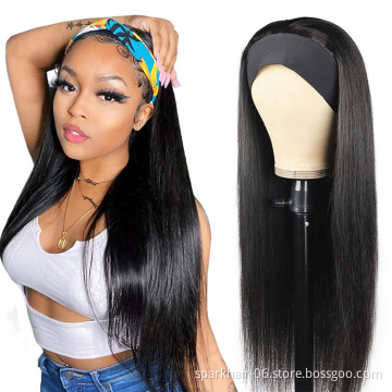 Wholesale Headband Wig Human Hair For Black Women,Remy Human Hair Headband Wig,Human Hair deep wave Headband Wi